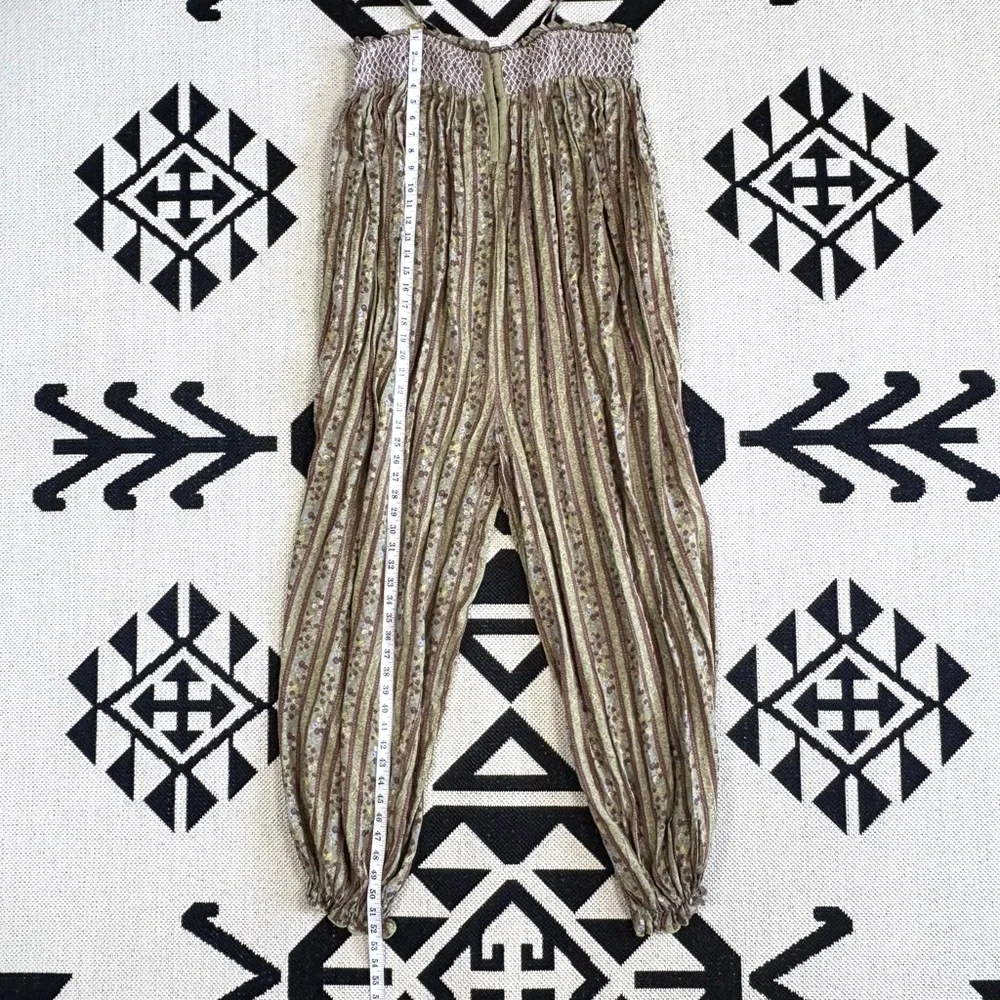 Intimately Free People Rule The World Floral Maxi Jumpsuit in Fern Combo Large - Picture 11 of 16